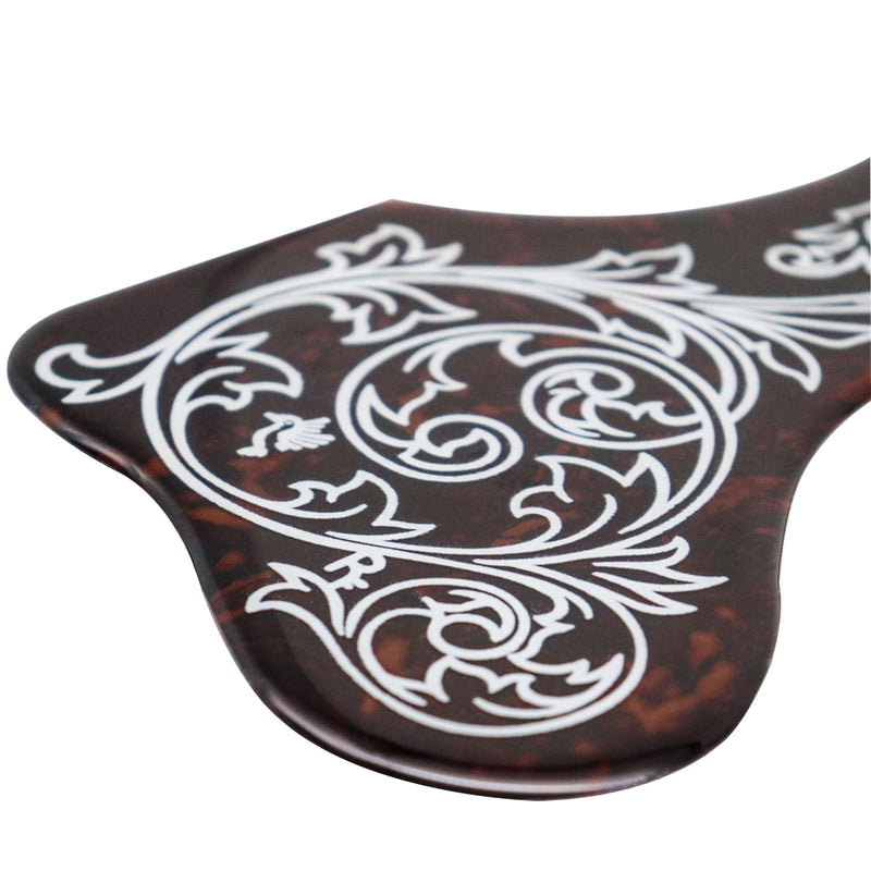 [AUSTRALIA] - Acoustic Guitar Pickguard 2.4mm Super Scratch-Resistant Tortoise Red |3M Adhesive No Drill Required Brown Red 