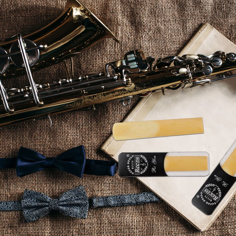 10-Pack Clarinet Reeds, Strength 3, Traditional Bb Reeds with Individual Portable Case 10Pack-Strength 3.0