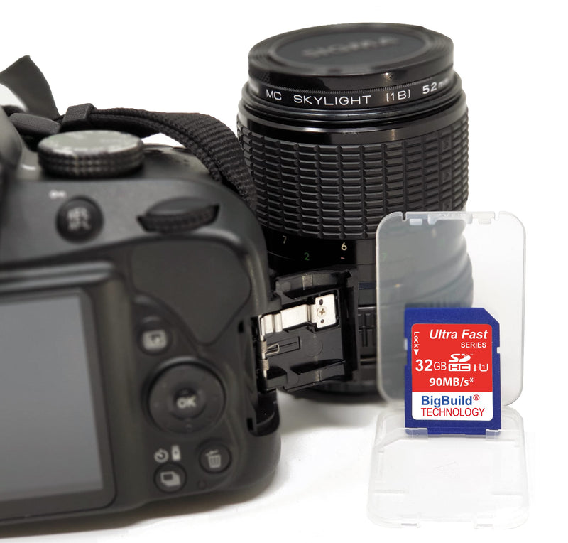 BigBuild Technology 32GB Ultra Fast SDHC 90MB/s Memory Card Compatible with Canon PowerShot SX420/SX430 is, SX520/SX530/SX540 HS Camera Blue / Size: 32GB
