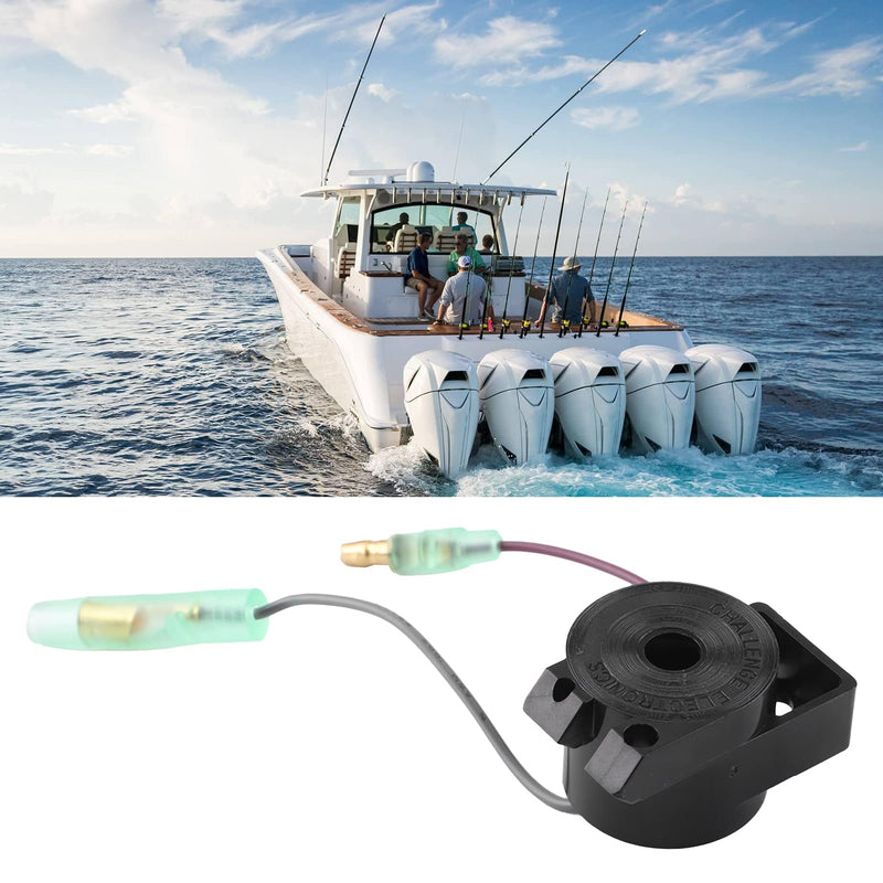 Outboard Audio Warn Alarm, Outboard Engine Remote Control Box 816492A1 Single and Double Key Panel Replacement Boat Warn Alarm Universal Fits for New Marine ALARM ASSY