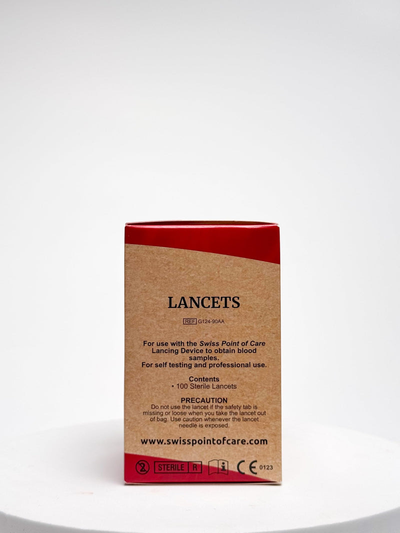 Swiss Point Of Care Lancets | Pack of 100