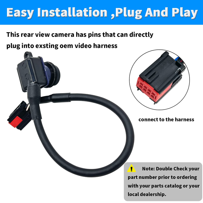 Rear View Back Up Camera Compatible with 2011-2014 Dodge Charger Chrysler 300 Replacement Backup Camera Replaces 56054058AH 56054058AD