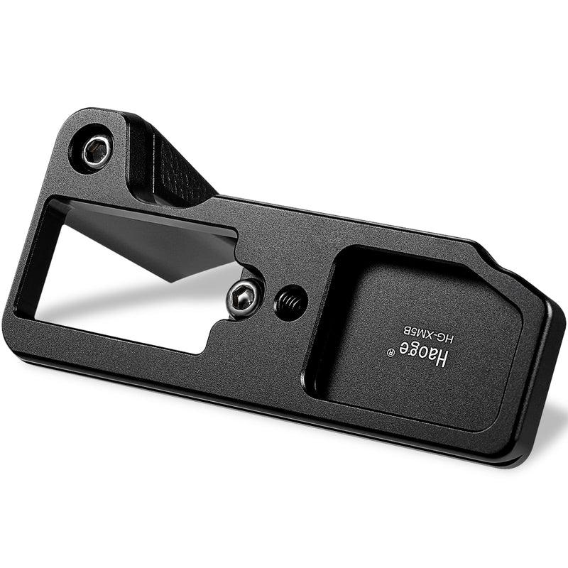[AUSTRALIA] - Haoge XM5 Camera Bracket Holder Hand Grip for Fujifilm X-M5 Camera Body L-Shape Grip fit Arca Swiss Kirk RRS Benro Quick Release Plate HG-XM5B 