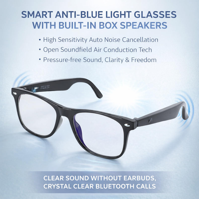 AI Translation Smart Glasses 134 Languages Real Time Translator, Smart Glasses with Speakers Air Conduction for Travel Business Calls, IP65 Waterproof AI Interpretation Smar