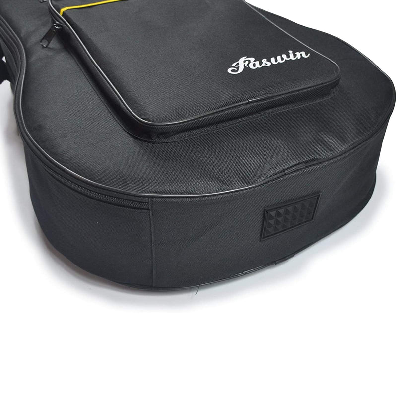 [AUSTRALIA] - 41 Inches Guitar Bag Dual Adjustable Shoulder Strap Acoustic Guitar Gig Bag, Guitar Case Waterproof Oxford Cloth 0.3 Inch Thicken Sponge Pad, Black 
