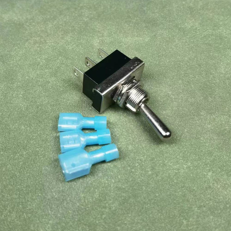 Gebildet Metal On/Off/On Toggle Switch 25A 12VDC/15A 24VDC/10A 250VAC/ 15A 125VAC SPDT 3Pin 3 Position Rocker Switch for Car KN3D-103 Black-3 Pens