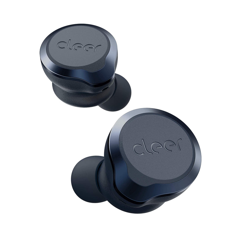 Cleer Audio Ally Plus II True Wireless Noise Canceling Earbuds, 33 Hours of Playtime, IPX4 Sweat Resistant, Crystal Clear Voice with Echo and Noise Canceling Mic, for iPhone & Android, Midnight Blue | Noise-canceling Mic, 33 Hours of Playtime, IPX4 Swe...