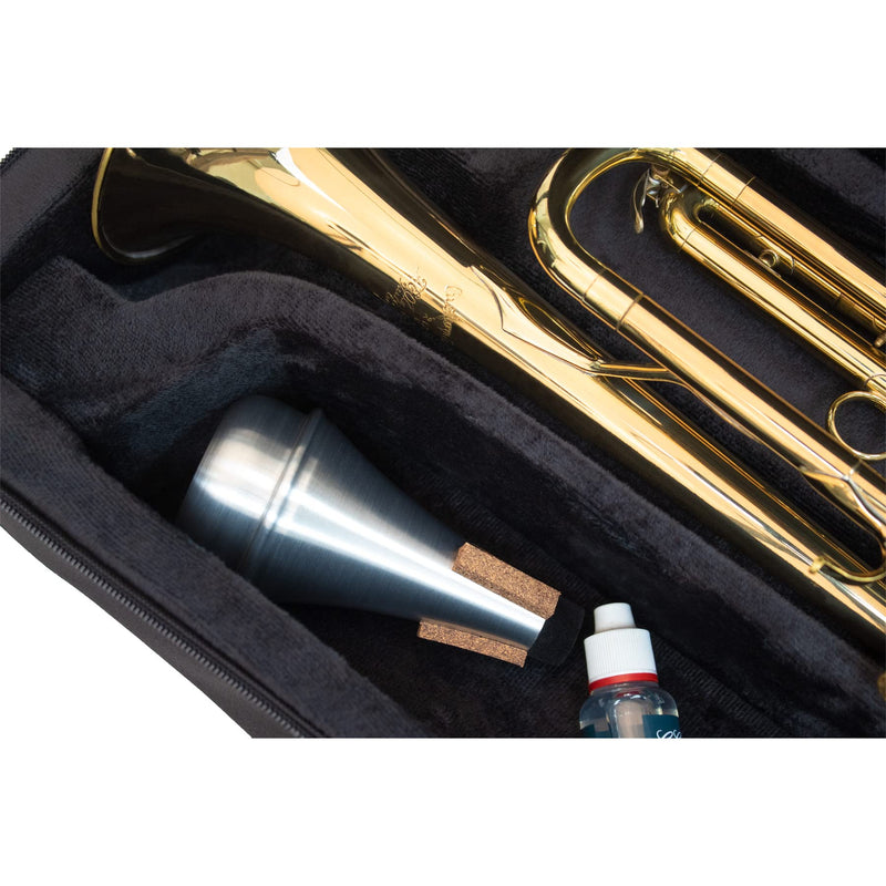 Protec Trumpet Straight Mute, Aluminum, Slim Profile (AM100), Silver