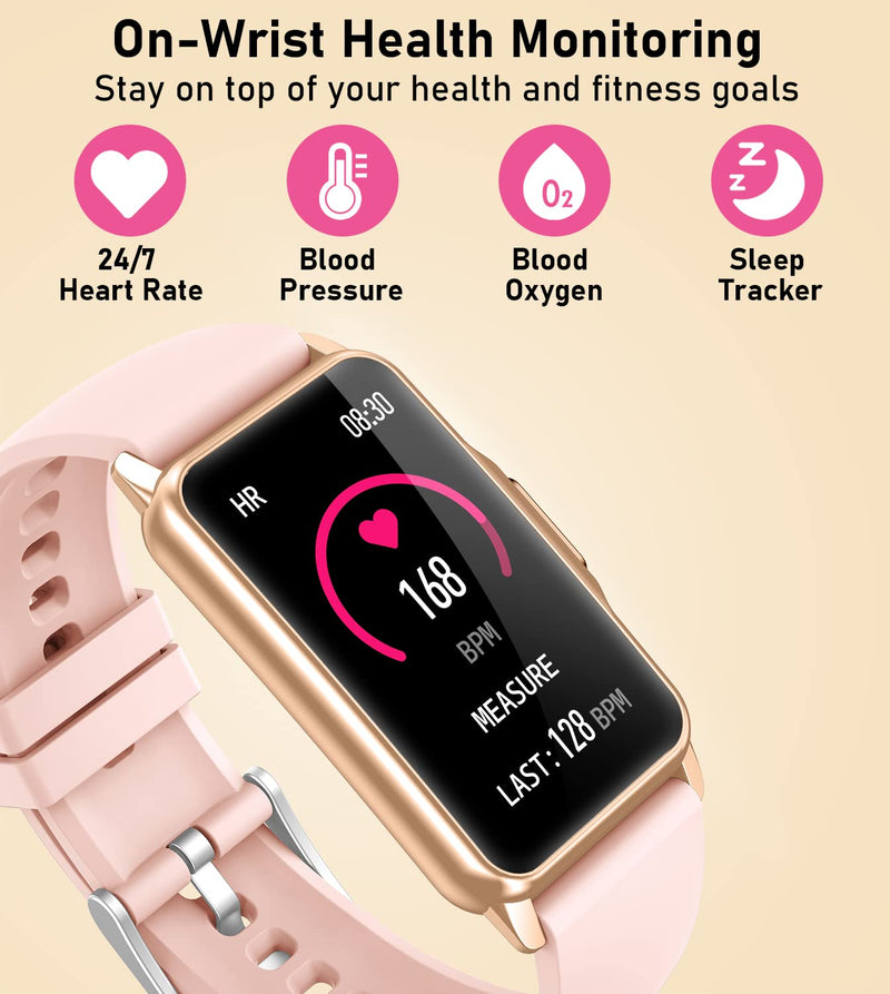 Mindrose Health Fitness Tracker with 24/7 Heart Rate Blood Oxygen Blood Pressure Sleep Monitor 100 Sports Modes Step Calorie Counter
