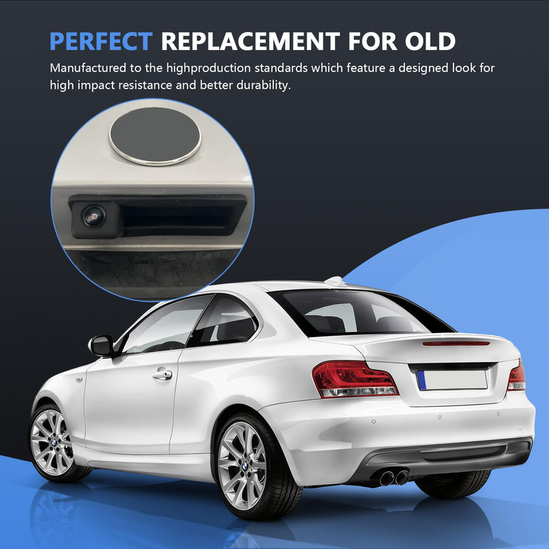 1080P Vehicle Backup Camera for E82 E88 E84 E90 E91 E92 E93 E70 E60 E61 E39 3 5 X5 X6, Car Rear View 170 Fisheye Lens LS8003