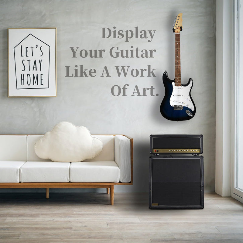 [AUSTRALIA] - WOGOD Guitar Wall Mount Hangers 5 Pack Hanging Guitar Mount for Acoustic Electric Guitar Hanger Wall Mount Stylish Guitar Wall Mount 