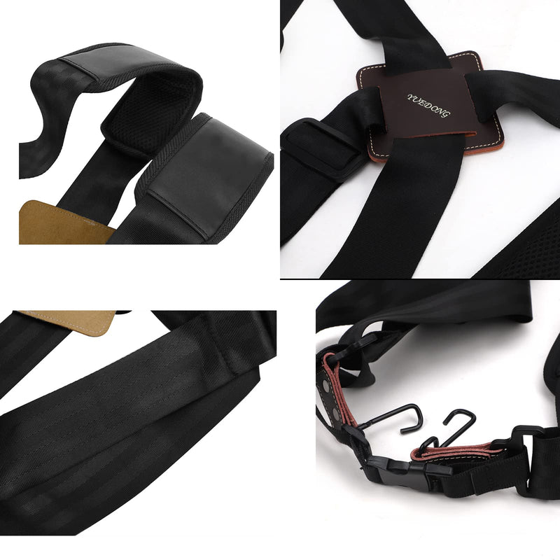 Adjustable Djembe Shoulder Strap Thick Pad African Hand Drum Sling Comfort Percussion Instrument Belt