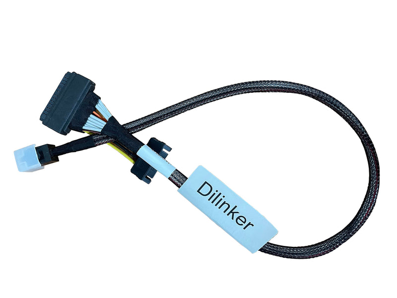 [AUSTRALIA] - 𝐃𝐢𝐋𝐢𝐧𝐤𝐞𝐫 50CM HD Mini-SAS(SFF-8643) to U.2 (SFF-8639) NVMe SSD Cable 