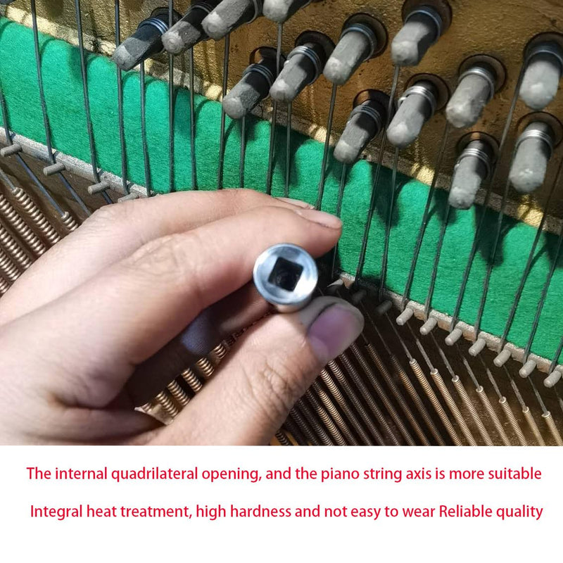 [AUSTRALIA] - Piano Power Tuning Pin Socket Socket Disassembling Piano Tools Piano Tuning Pin Removal Tool Tetragonal Internal Opening Quick Removal Of Piano String Shaft 