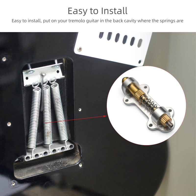 Electric Guitar Brass Tremolo Bridge Brass Arming Adjuster for FR Tremsetter Set Guitar Tremolo Stabilizer Stopper Guitar Parts (Single) Single