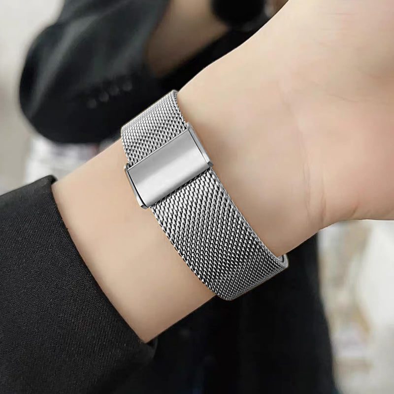 Smart Watch for Women, 1.2" Display 100+ Sports, IP68 Waterproof | Fitness Tracker with Heart Rate, Sleep & Female Cycle, Adjustable Fit, iOS & Android Compatible, W02-Silver