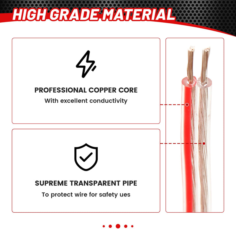 RED WOLF Car Door Speaker Wiring Harness Connector for 2011-2021 Ford F150 Escape Focus Bronco Mustang Mazda 2 6 CX5 Replace Aftermarket Speaker Wire Cable Plug, 2 PCS 2PCS