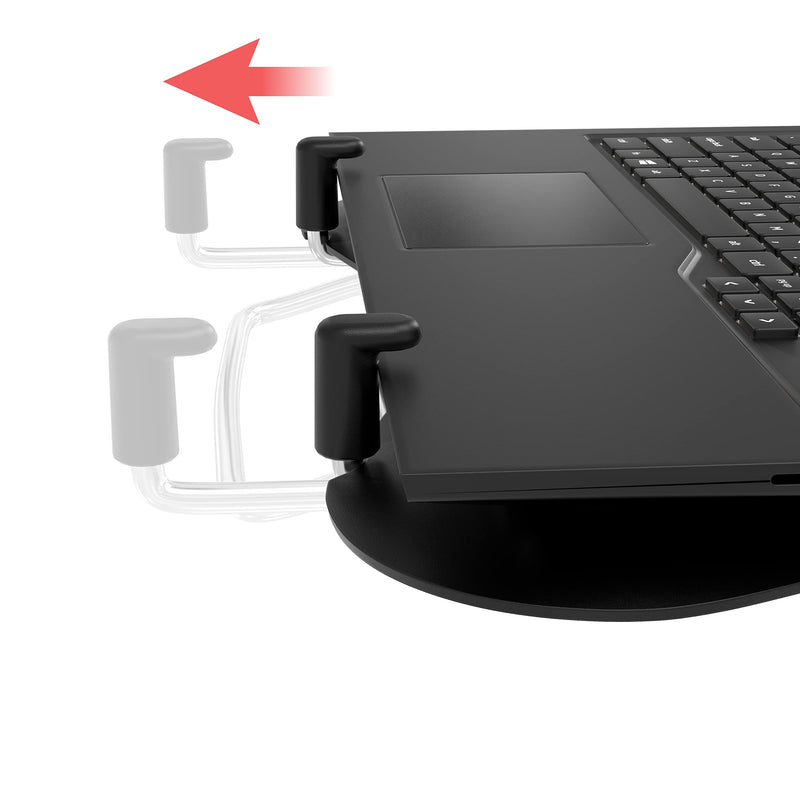 Add-On Laptop Cooling Fan Pad – CTA Add-On Digital USB-Powered Cooling Pad Fan with VESA-Compatible Laptop Holder for Laptops 7" to 15" - Black - (ADD-LTPCF)