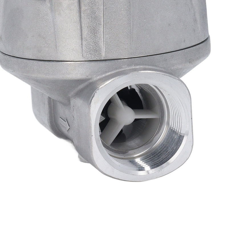 1 Inch Stainless Steel Flow Meter, Turbine Meter, Electronic Digital Flow Meter, Stainless Steel, Liquid Water, Petrol, Kerosene, Oil