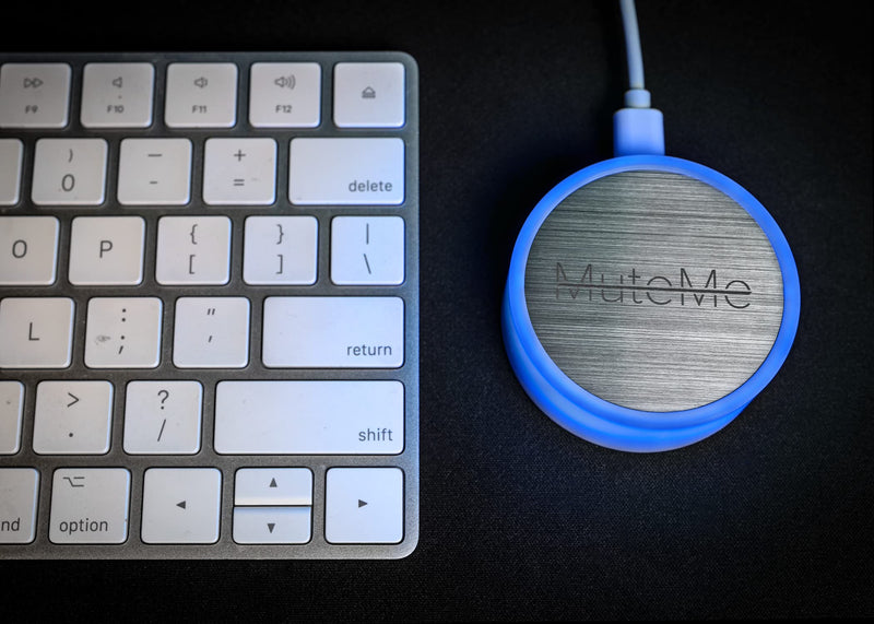 Illuminated Physical Mute Button for Zoom, Teams, WebEx & More (As Seen on Shark Tank)! Mac/PC Compatible. USB Cord & Adapter Included. Free Software Download Required. New MuteMe
