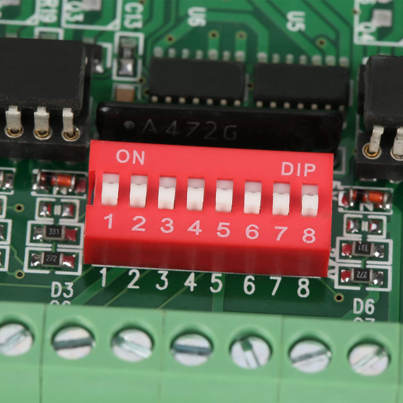 [AUSTRALIA] - Voltage Level Converter 8-5V24V-D 8-Channel NPN/PNP to NPN 5V/24V Mutual Conversion SquareWave Conversion Module Level Converter 10MHZ Level Conversion Board 