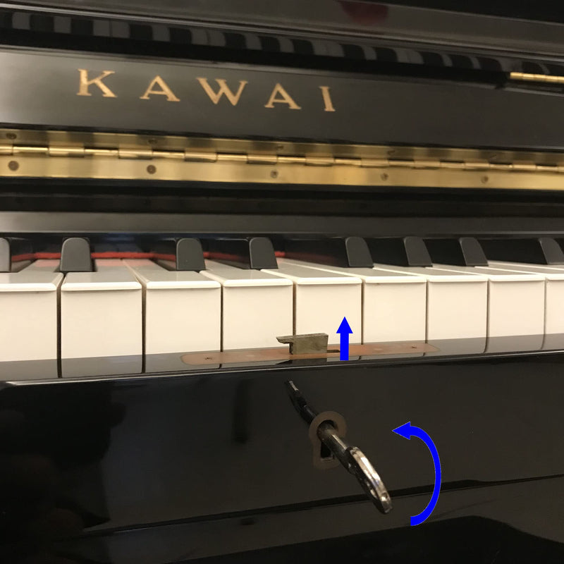 Piano Lock Key Generic fit for YAMAHA KAWAI Upright(Vertical) Grand(Baby) Piano (KAWAI Upright Piano (B)) KAWAI Upright Piano (B)