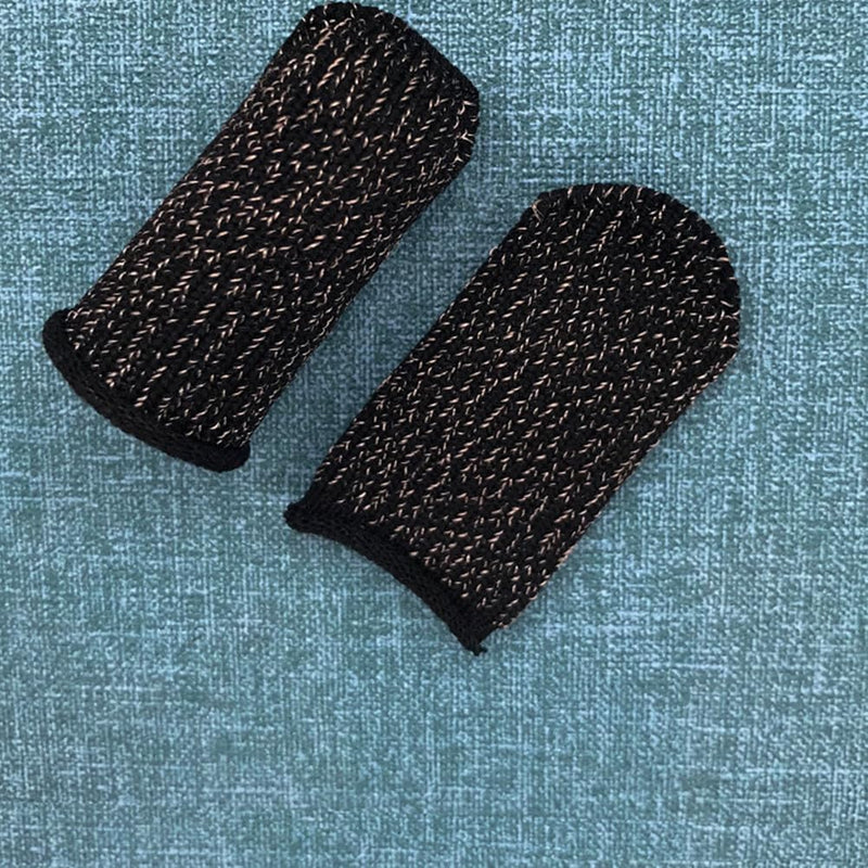 10pcs Ultra-Thin Anti-Sweat Finger Sleeves for Gaming, Touchscreen Compatible Thumb Covers, Non-Slip Phone Game Accessories for Men and Women Random Color