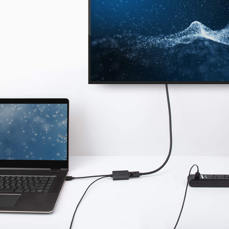 Cable Matters HDMI to DisplayPort Adapter, Active HDMI to DP, 4K@30Hz | Unidirectional, HDMI Source to DisplayPort Monitor Only