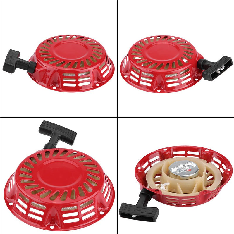 Pulley Starter Vibrating Plate Pull Start Starter Pull Start Assembly for 2KW 168F Petrol Generator