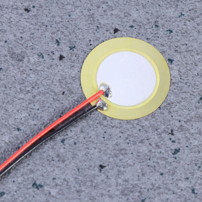 [AUSTRALIA] - Hemobllo Piezo Elements Buzzer, 20 mm Acoustic Pickup, Piezo Converter Element, Piezo Discs, Disc Pickups for Watches, Acoustic Guitar, Electronic Doorbell, Alarms, Pack of 20 