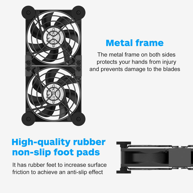 80MM USB Computer Fan and 1 Dual Cooling Fan