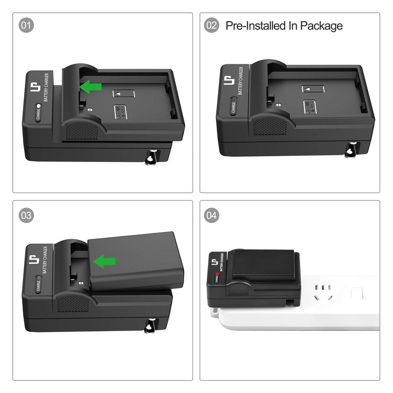 LP EN-EL14 EN EL14a Battery Charger, Charger Compatible with Nikon D3500, D5600, D3300, D5100, D5500, D3100, D3200, D5200, D5300, D3400, DF, Coolpix P7000, P7100, P7700, P7800 Cameras and More LED Charger