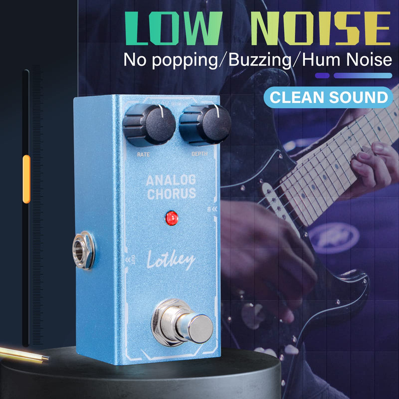 [AUSTRALIA] - Analog Chorus Guitar Pedal, Lotkey Electric Effects Pedals Mini Single Type DC 9V True Bypass 
