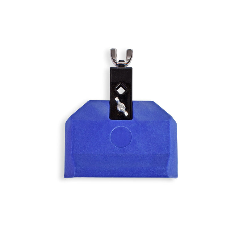 [AUSTRALIA] - Jam Block - Latin Percussion Instrument, Musical Drum Block Accessory, Blue Plastic with Adjustable Mounting Bracket - Complete with Drumstick Keyring 