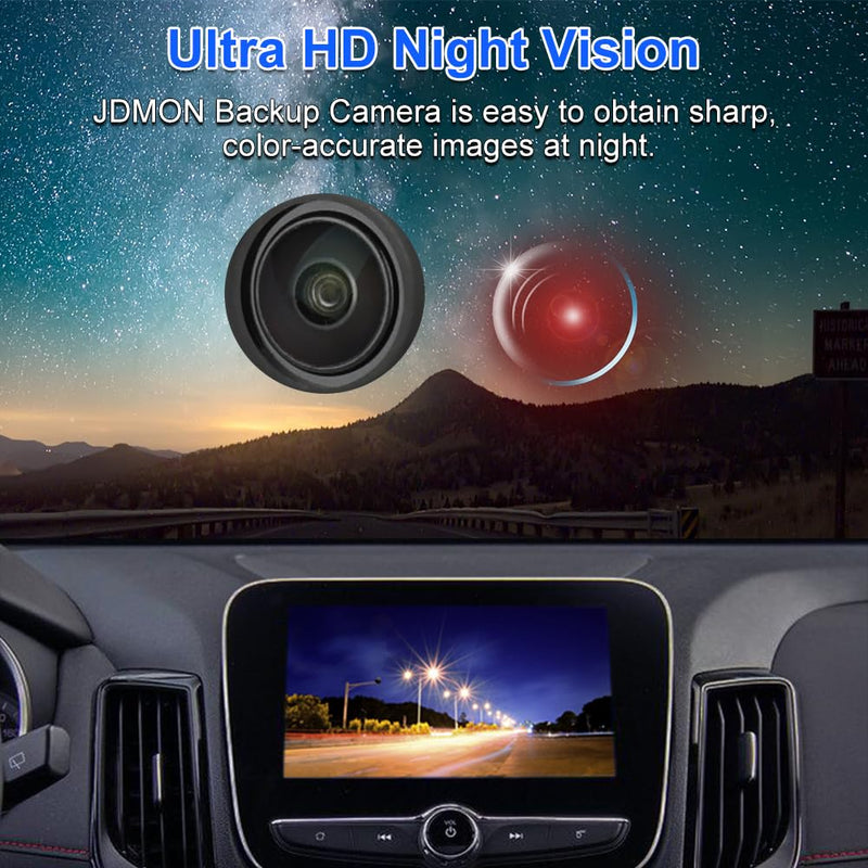 JDMON Backup Camera Replacement for Honda CR-V CRV 2012 2013 | Reverse Rear Park Assist Back up Camera Replacement for 590-074 HO1960123 39530-T0A-A01