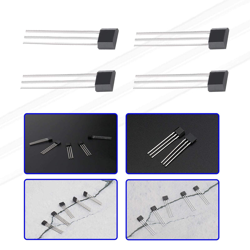 [AUSTRALIA] - YINETTECH 12pcs 41F TO-92S Bipolar Hall Effect Sensor Magnetic Detector SS41F 0H41 SH41 S41 S41 S41 3 Pin Sensor for Electric Vehicle Engine Industrial Applications 