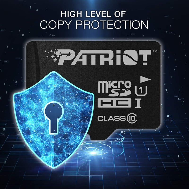 Patriot LX Series Micro SD Flash Memory Card 16GB - 5 Pack Black 16GB 5-Pack