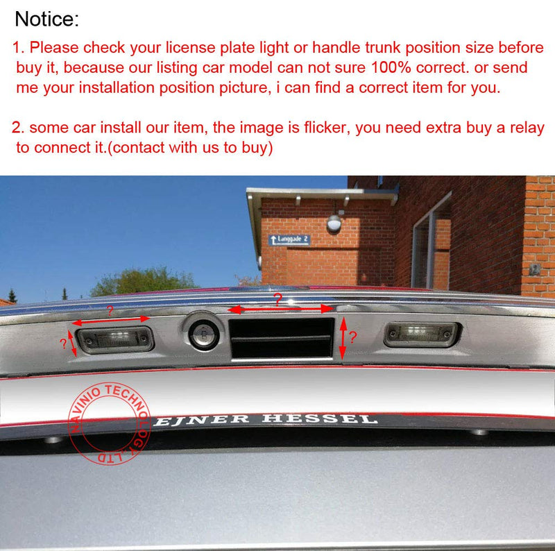 Super Pro HD Car Reversing System Parking Assistance -Waterproof Trunk Handle Reversing Camera, for Mercedes Benz E Class W210 W211 W212 C207 W207 E200 E200L E260 E300 E300L E350 E63 Trunk Handle 18mm Len Camera LS8008 = 38*88mm