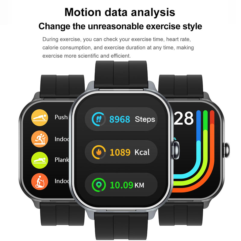 Smart Watch with Earbuds, 2.01" HD Screen 2 in 1 Smartwatch with Bluetooth Earbuds, 100+ Sport Fitness Tracker, NFC, Pedometer, Sleep/Heart Rate/Monitor Compatible with iOS & Androd Silver Steel