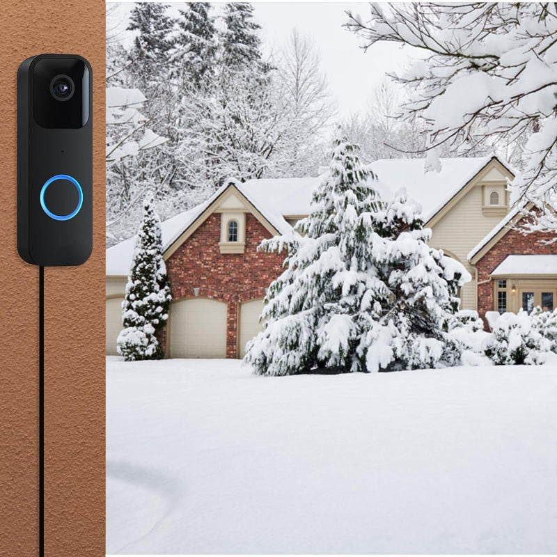 20Ft/6m Charging Cable Power Adapter Designed for Blink Video Doorbell (Replace Battery), Blink Outdoor 4 (4th Gen) & XT3, Doorbell Transformer with IP67 Weatherproof Power Cable Black