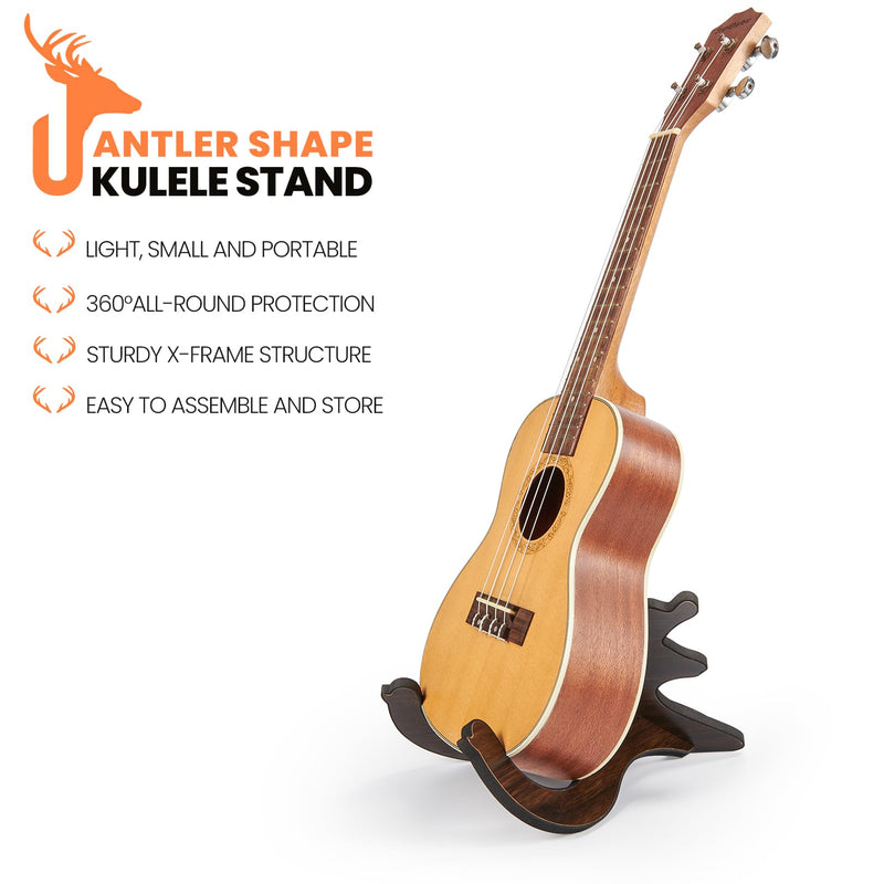 [AUSTRALIA] - Ukulele Stand Wood Violin Stands (Antler type) 