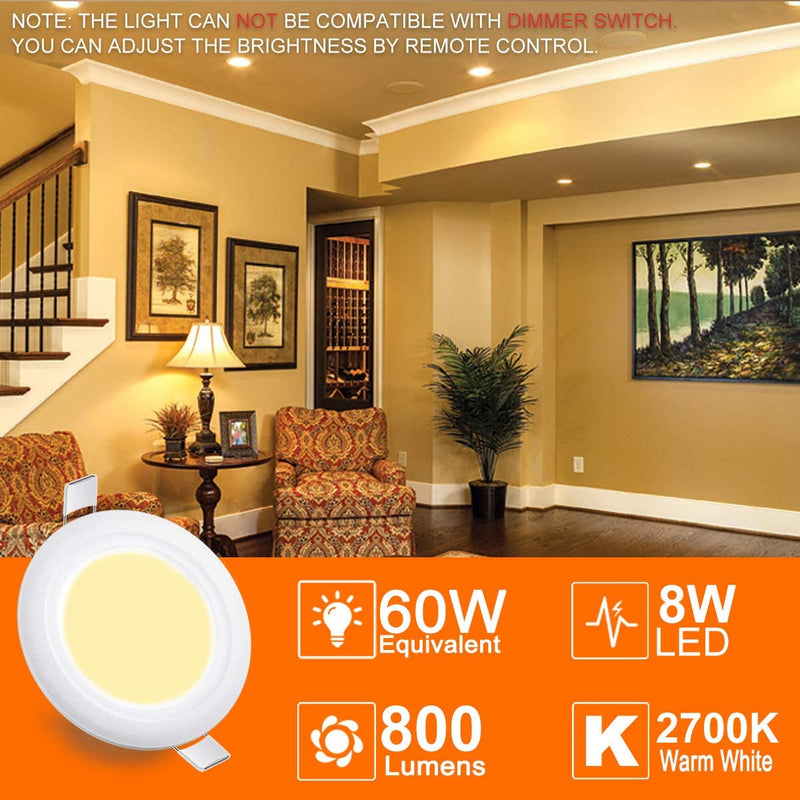 iLC Recessed Ceiling Downlight RGBW 2700 K.