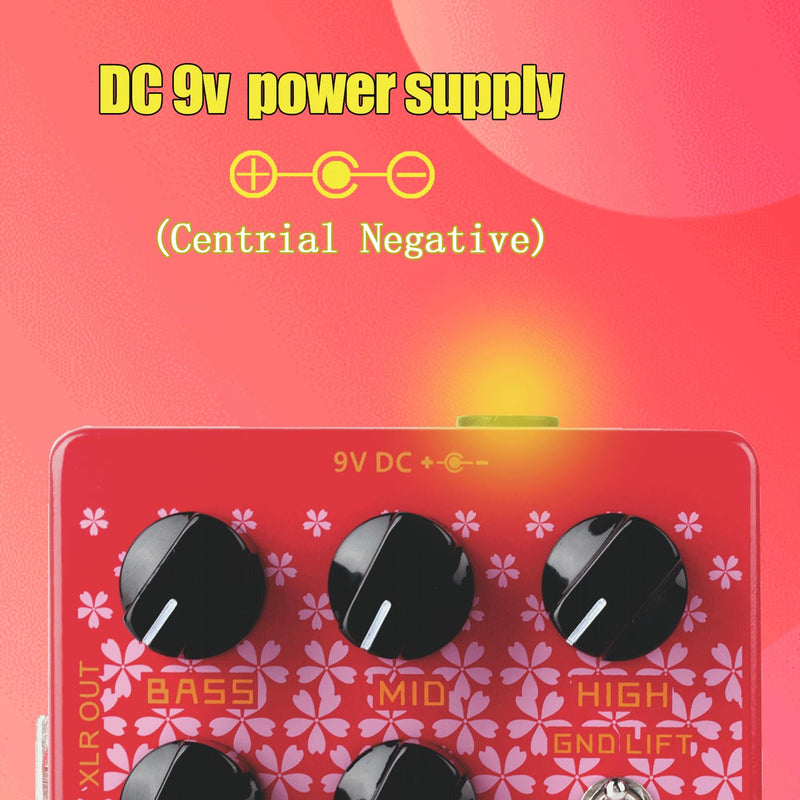 Caline CP-59 Driver Bass Effect Pedal with Bass Amp DI Function