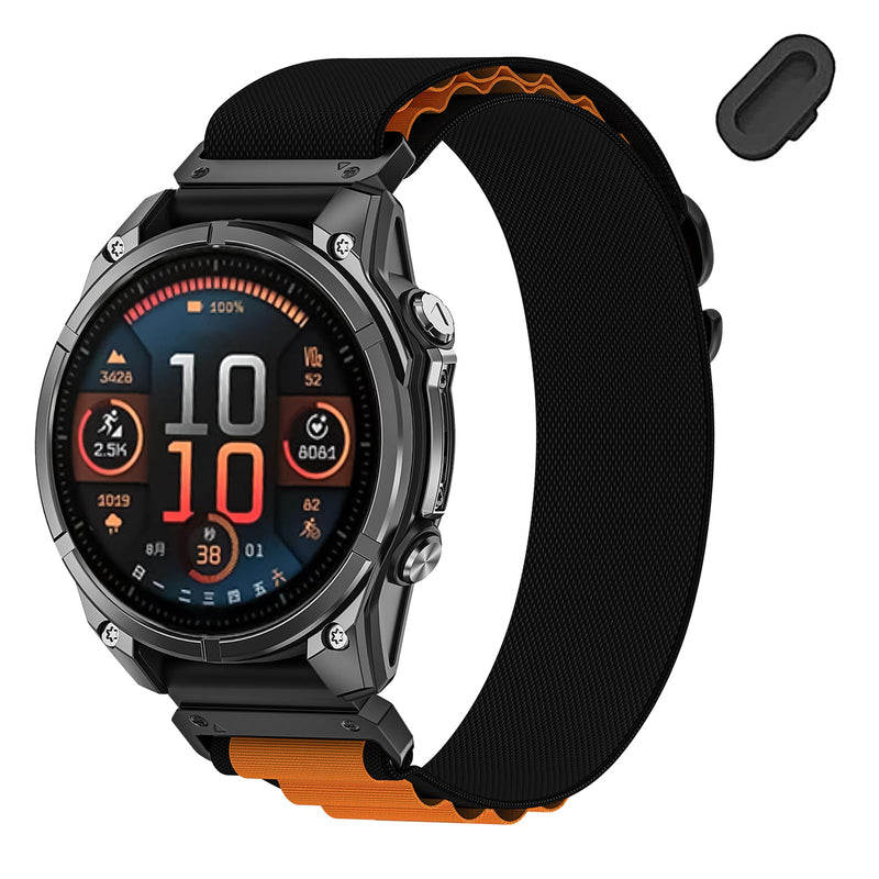 22mm Watchband Compatible with Garmin Fenix 8/tactix 8 AMOLED-47mm/Fenix E/7 Pro/7/6 Pro/6/5 Plus/5/Descent G2/G1 Solar/Quatix 7 Pro 6/Forerunner 965/955/945/935