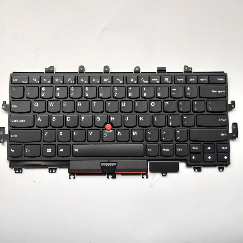 Laptop Replacement US Layout with Backlight with Pointer Keyboard for Lenovo ThinkPad X1 Yoga 1st gen 20FQ 20FR 2016 Black Frame 000PA054 00PA042 NSK-Z80BW SN20H34910 SN20H34951