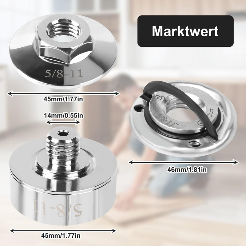 [AUSTRALIA] - Qivine 3Pcs Xlock Adapter to M14 Thread, Alloy Thread Xlock Adapter Kit, Angle Grinder Cutting Blade Adapters with Quick Change Nut Ultra-robust for Diamond Drill bits, Cutting Blades M14 for Europe 