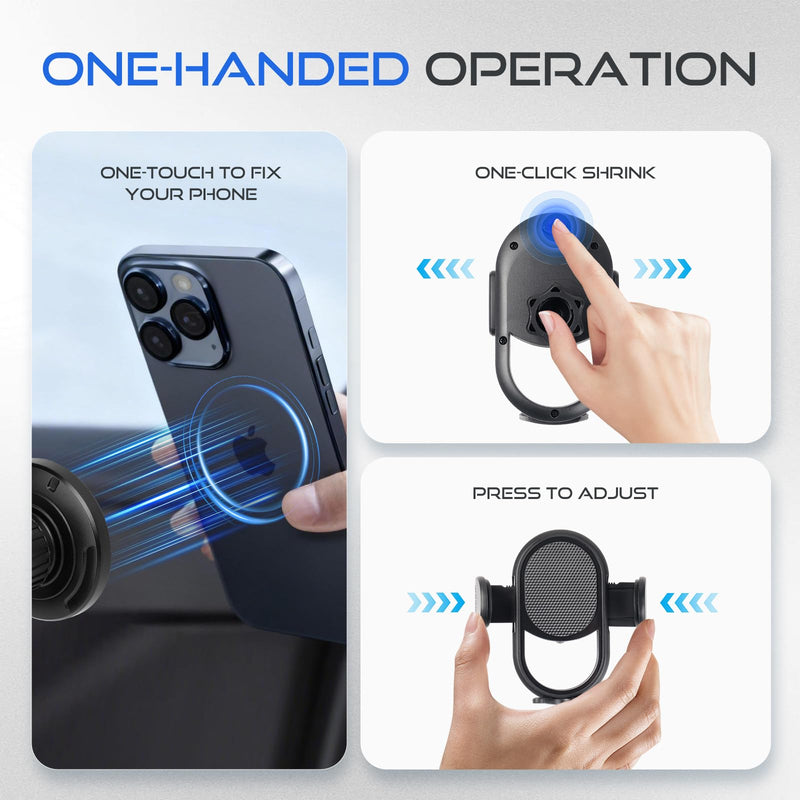Autorder Magnetic Car Phone Holder for 2025-2026 Chevy Chevrolet Equinox Accessories Strong Adsorption Phone Mount for MagSafe Stabilization Magnetic Phone Stand 360° Rotation(Not for EV)