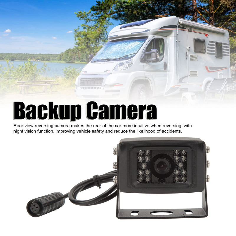 1080p Backup Camera Reverse Night Vision Camera with 18 Infrared LED Lights for Improved Safety in Trucks, RVs, & Cars (NTSC) NTSC