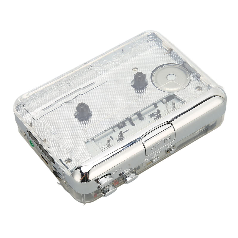 Portable Cassette Player, Cassette Player Pairing Settings Clear Stereo Sound Quality for Travel