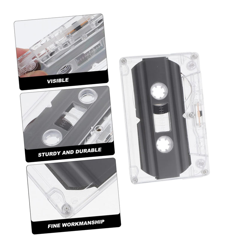 Mikikit 20 Pcs Audio Tape Blank Cassette Tape for Mixtape Cassette Tape Tapes for Recording 30 Minute Cassettes 30 Min Recording Time Tapes Standard Size Cassettes Low Noise Tape
